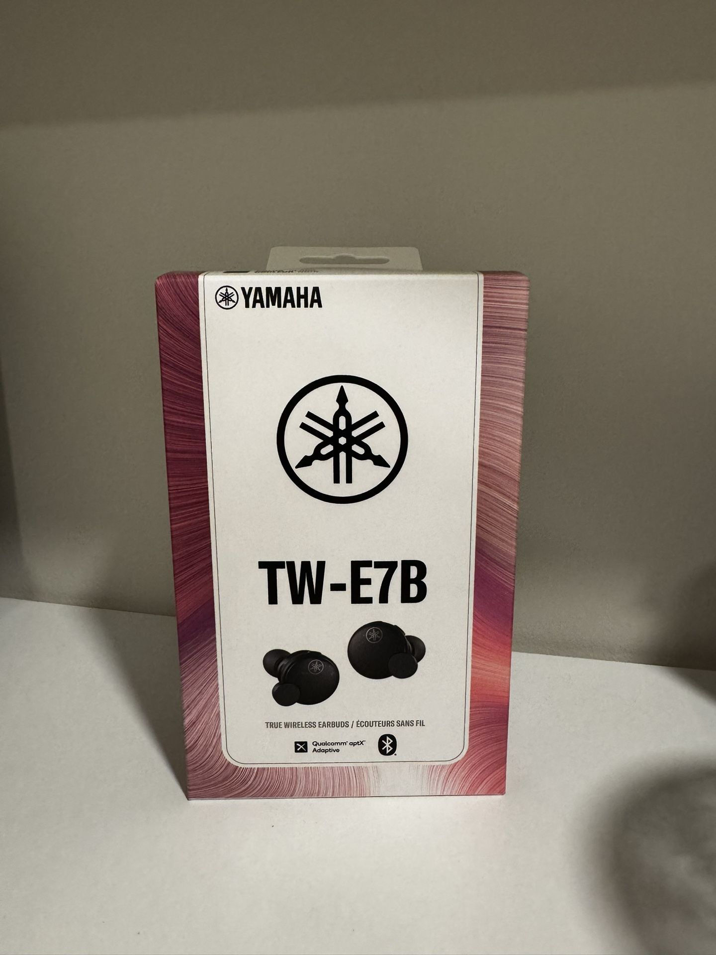 Yamaha TW-E7B True Wireless Active Noise Canceling Earbuds, Black