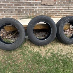 Three 215/65R16 + Emergency Spare all with 90% tread