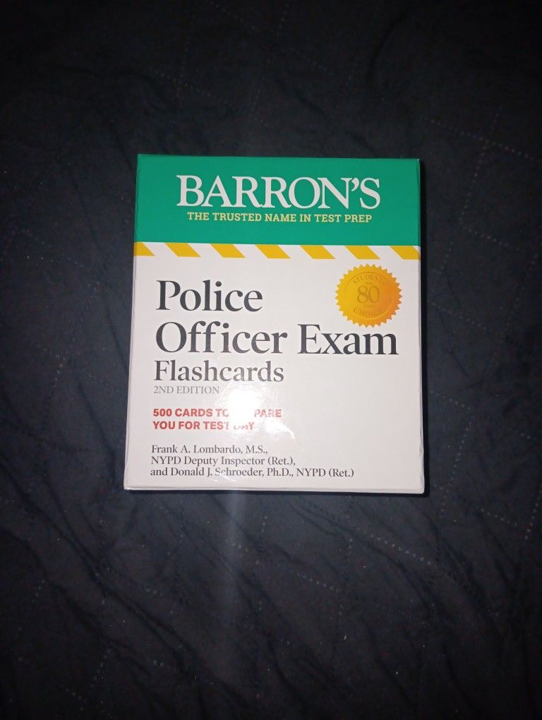 Barrons's Police Officer Exam Flashcards 2nd Edition