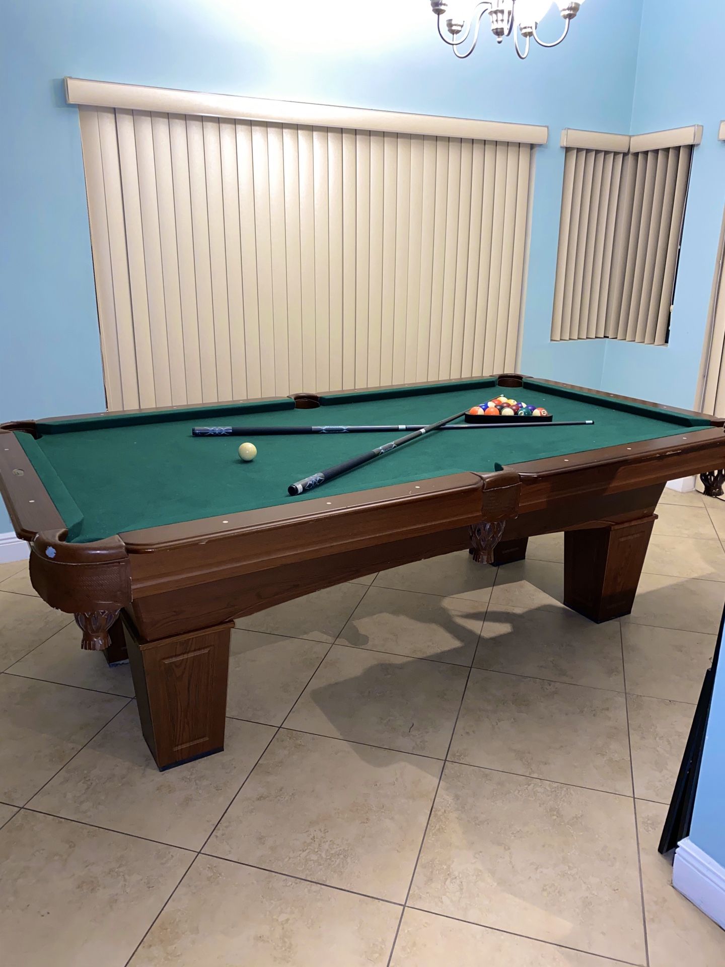 Pool table (converts into tennis & ping pong table) for Sale in Fort