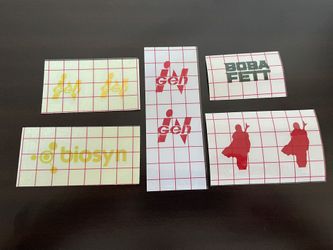 Jurassic Park and Star Wars Decals 