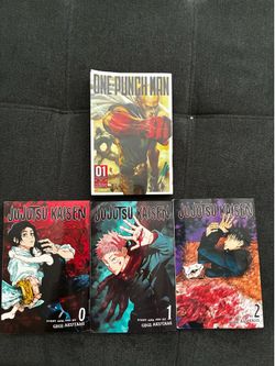 Jujitsu kaisen and one punch man manga