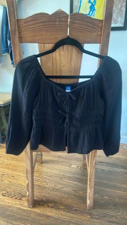 Black girls youth large top 3/4 sleeve