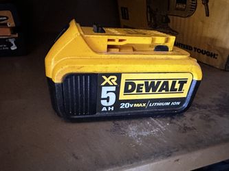 Dewalt XR 5 Ah Battery