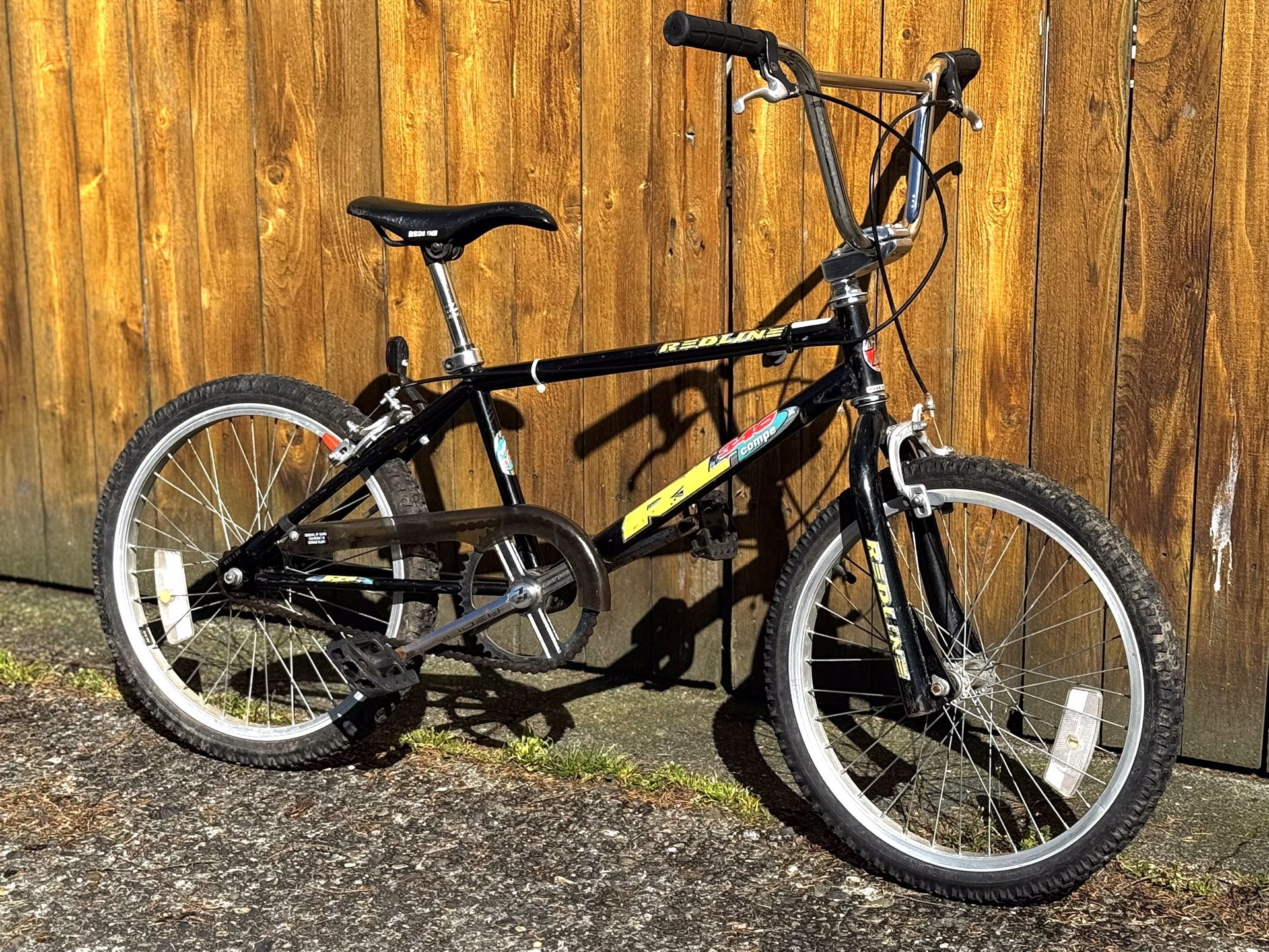 Vintage BMX 1994 Redline RL340 Compe - 99% Orig8nal With RL Tread tires! 90’s mid School, Nice RL Stamped Components 20 Inch Racing