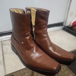 Botas mexicanas de piel  color café