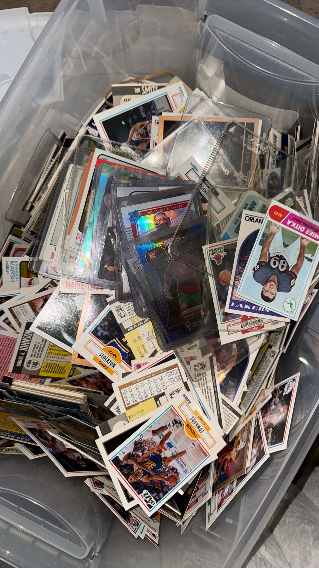 Baseball Basketball Collection Cards