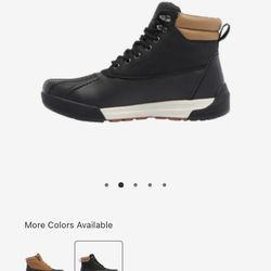 Colorado Boots Black Duck Toe Men’s Sz 12, Waterproof, Rugged, Nubuck & Leather