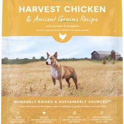 Open Farm Ancient Grains Dry Dog Food, Humanely Raised Meat Recipe with Wholesome Grains and No Artificial Flavors or Preservatives (Harvest Chicken A