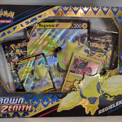 Pokemon TCG, Regieleki V Collection, Sword & Shield, Crown Zenith, New/ Factory Sealed