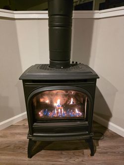 Quadra Fire Propane fireplace
