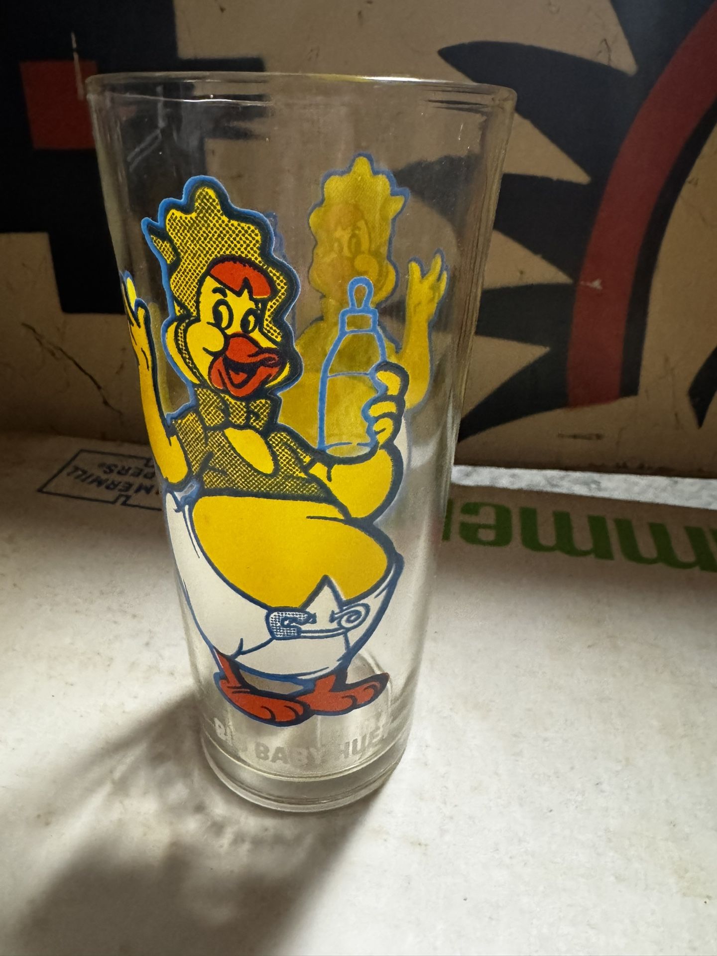 Vintage Baby Huey Restaurant Collectors Glass