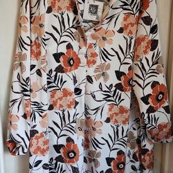 Comfy Silk Beautiful  Anne Klein Dress Wide Elegant