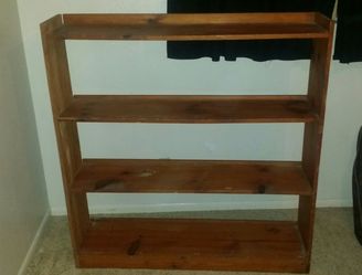Wooden shelf
