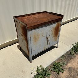 Heavy Duty All Steel Shop Cabinet / Workbench