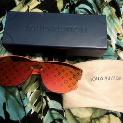 Louis Vuitton Monogram Waim Maia Round Sunglasses Orange