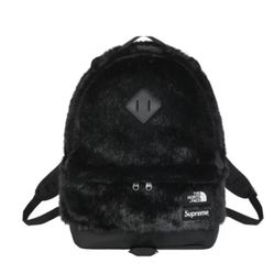 NEW Supreme BLACK Fur Backpack