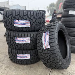 33x12.50R20 American RT 4 New Tires Installed And Balanced 50,000 Miles Warranty 