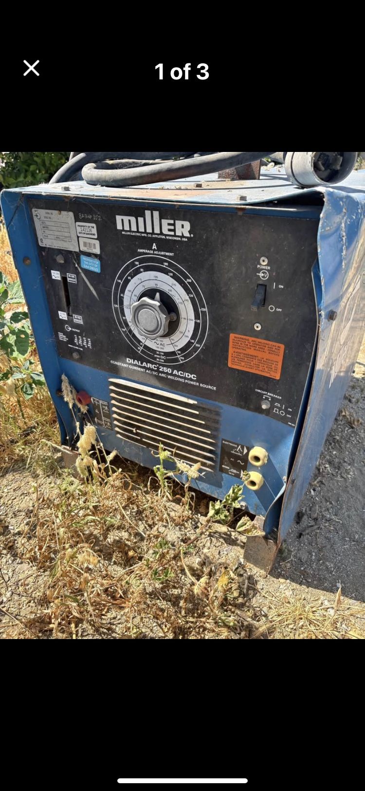 Miller welder only the machine
