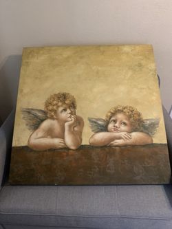Cherub Angels on Canvas