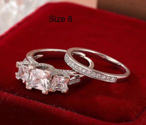 Engagement ring with box