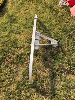 Galvanized Steel ladder Horns Wall Mount Bracket