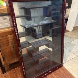 Three Japanese Netsuke Display Cabinets