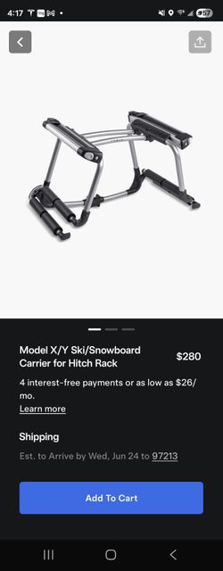 Tesla snowboard/ski carrier