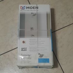 New Damged Box Moen 82922 Conway Tub and Shower Trim Package - Nickel  Finish 