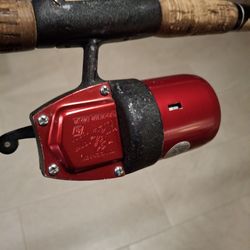 Vintage True Temper Uni Spin 63L Combined Reel & Rod