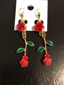 Gold plated earrings