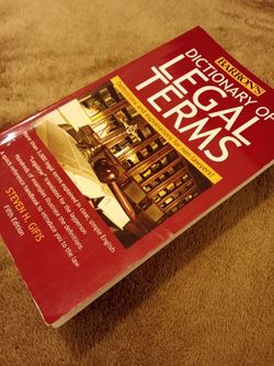 Dictionary Of Legal Terms 