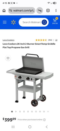 *NEW* LOCO 26 in. 2-Burner Classic SmartTemp Propane Flat Top Grill/Griddle