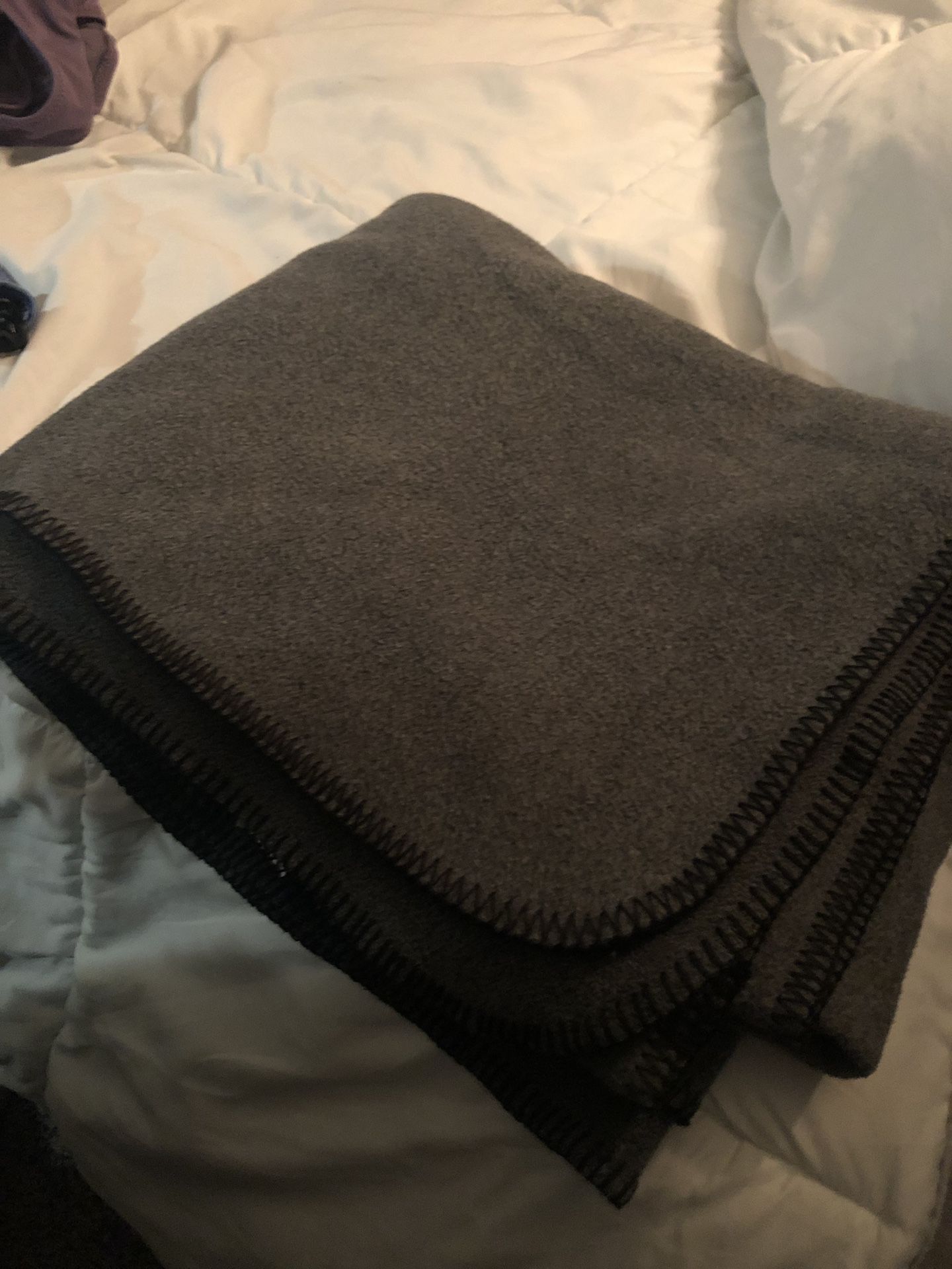 Fleece blanket ... twin like size like new