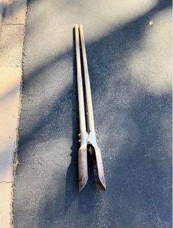 Steel post hole digger