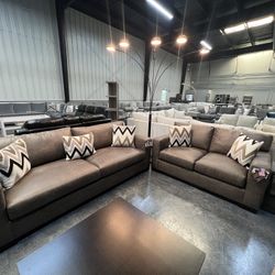 2pc Sofa & Love Seat
