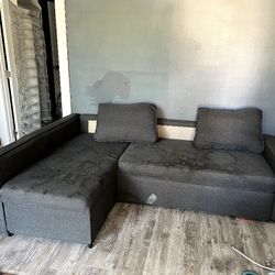 Sectional Couch/Bed With Storage