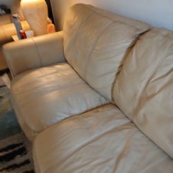 Sofa, Chair And Ottoman. 