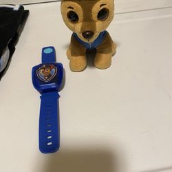   VTEC paw patrol watch and  Beanie Dog 