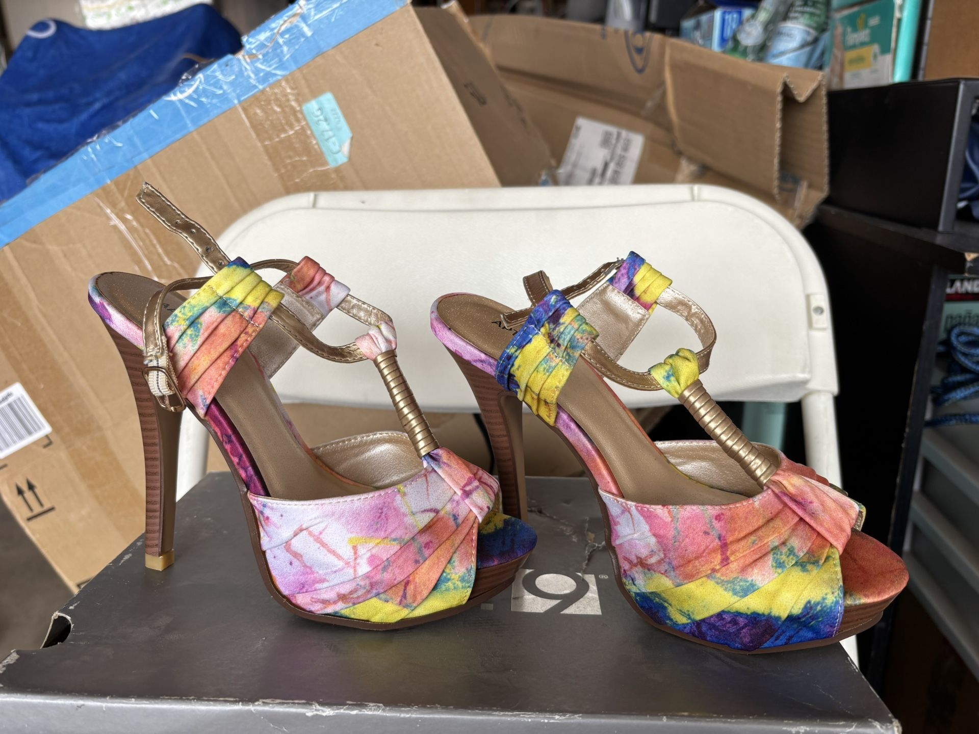 Tie Dye Heels