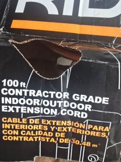 100 foot contractor grade extension cord