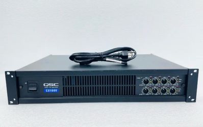 Serviced QSC CX108V Audio Amplifier - 8 Channel