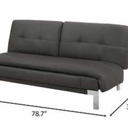 Futon Sofa Bed  (color In Brown)