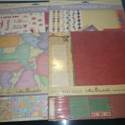 New!!! 4 Miss Elizabeth's Scrapbook Page Sets