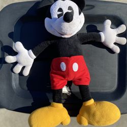 Vintage Mickey Mouse Plushie 