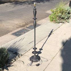 Jonathan Y - Black Floor Lamp Stand 55” Floor Push On/Off Button (Silver Lake)