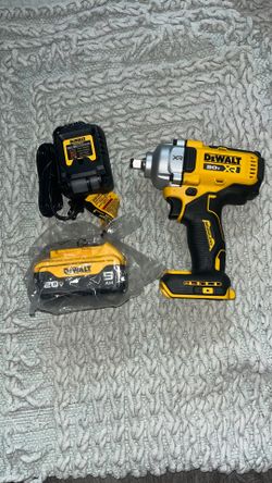 Dewalt MID RANGE IMPACT 1/2”(13mm BRUSHLESS 20v Max XR LITHIUM ION 5AH Battery And Charge #DCF891