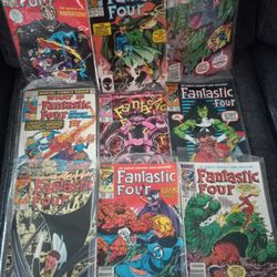 1980s Lot Of 23 Fantastic Four Comic Books 