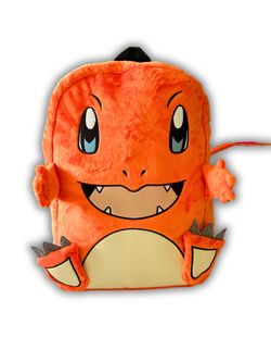 Charmander Pokémon Backpack with Laptop Sleeve – Back to School Anime Backpack