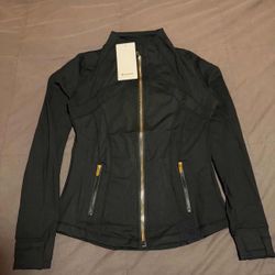 Lululemon Define Jacket Size 6 Black Gold